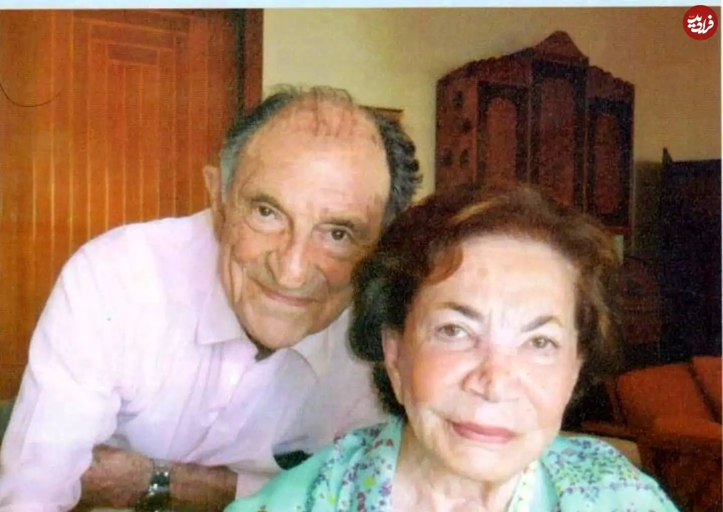 عکس| سفر در زمان؛ «اشرف پهلوی» در پیری و در کنار «اردشیر زاهدی»؛ دهه 80