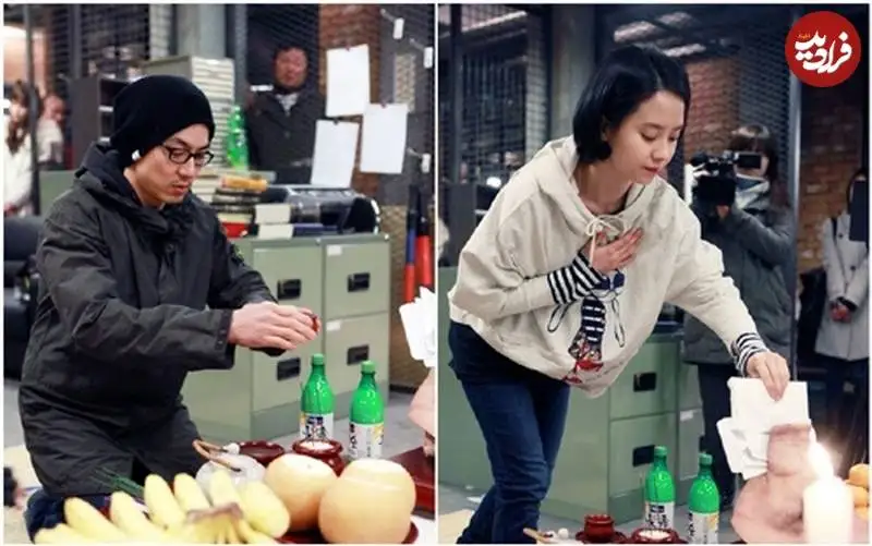 عکس| سفر زمان؛ «جومونگ و بانو سویا» در حال «نیایش» برای موفقیت سریال «دایرۀ جنایی»