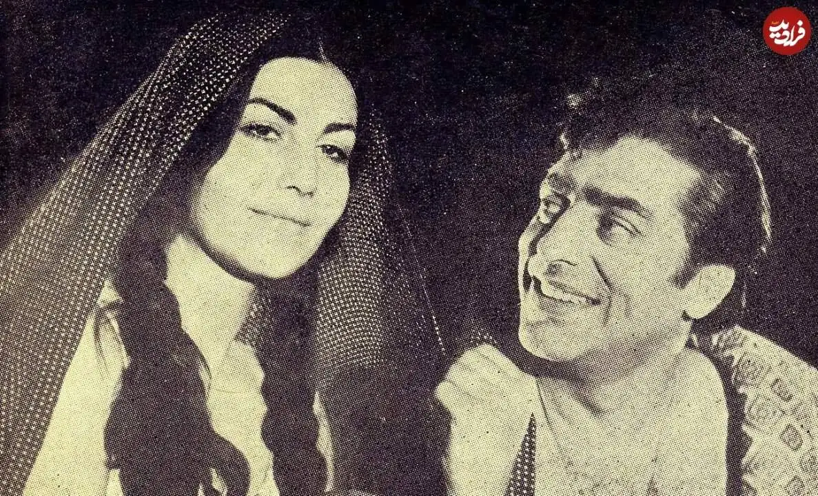 عکس| سفر در زمان؛ «پوری بنایی» در جوانی و در کنار «فردین»؛ اواخر دهه 40
