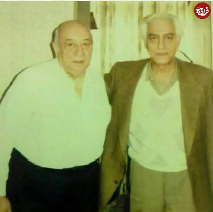 عکس| سفر در زمان؛ «فردین» در ایام پیری و در کنار «جلیل شهناز»؛ دهه 70