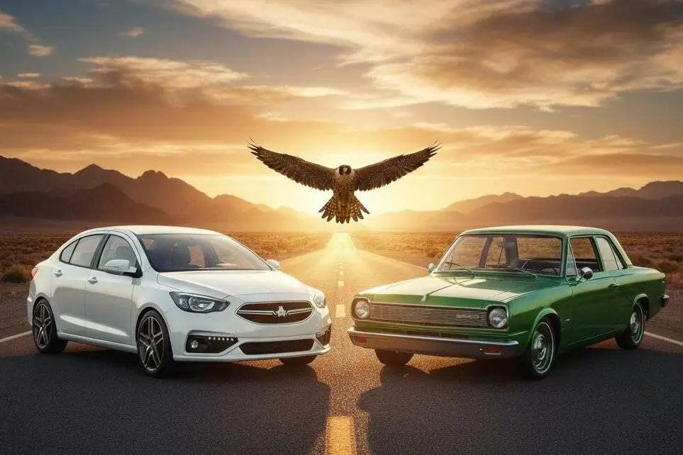 تصاویر؛ شاهین آمریکایی در کنار شاهین ایرانی