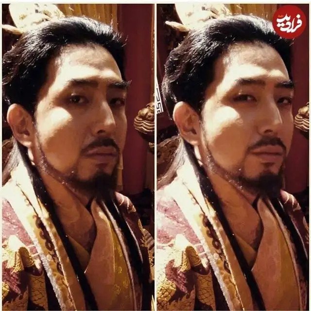 عکس| سفر در زمان؛ «مارو» سریال امپراطور بادها در لباس امپراتور؛ سال 1394