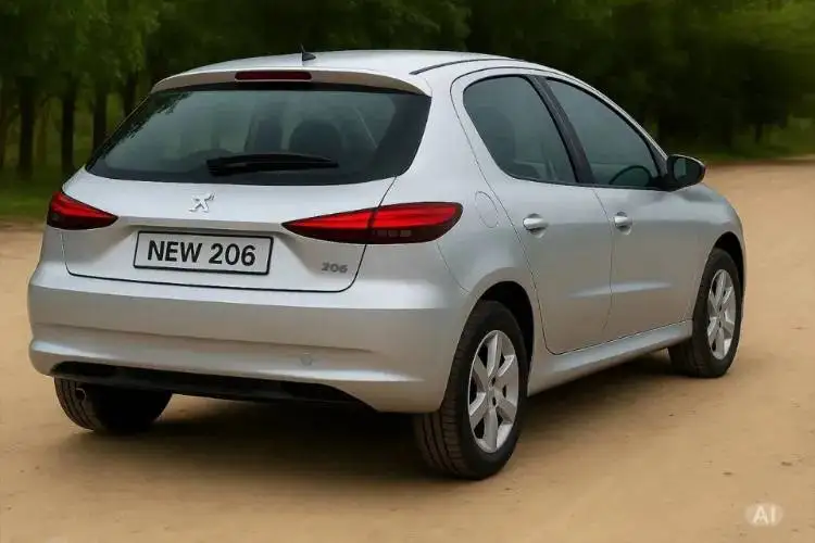 تصاویر؛ ورژن 2025 پژو 206 با کمک هوش مصنوعی رونمایی شد