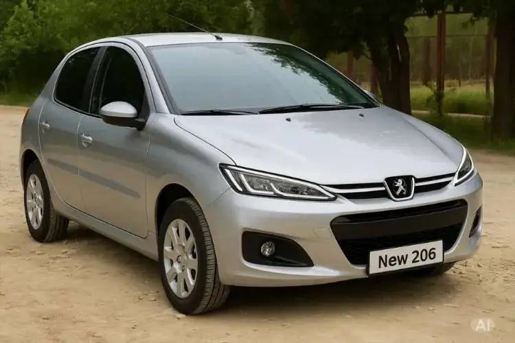 ورژن 2025 پژو 206 با کمک هوش مصنوعی رونمایی شد