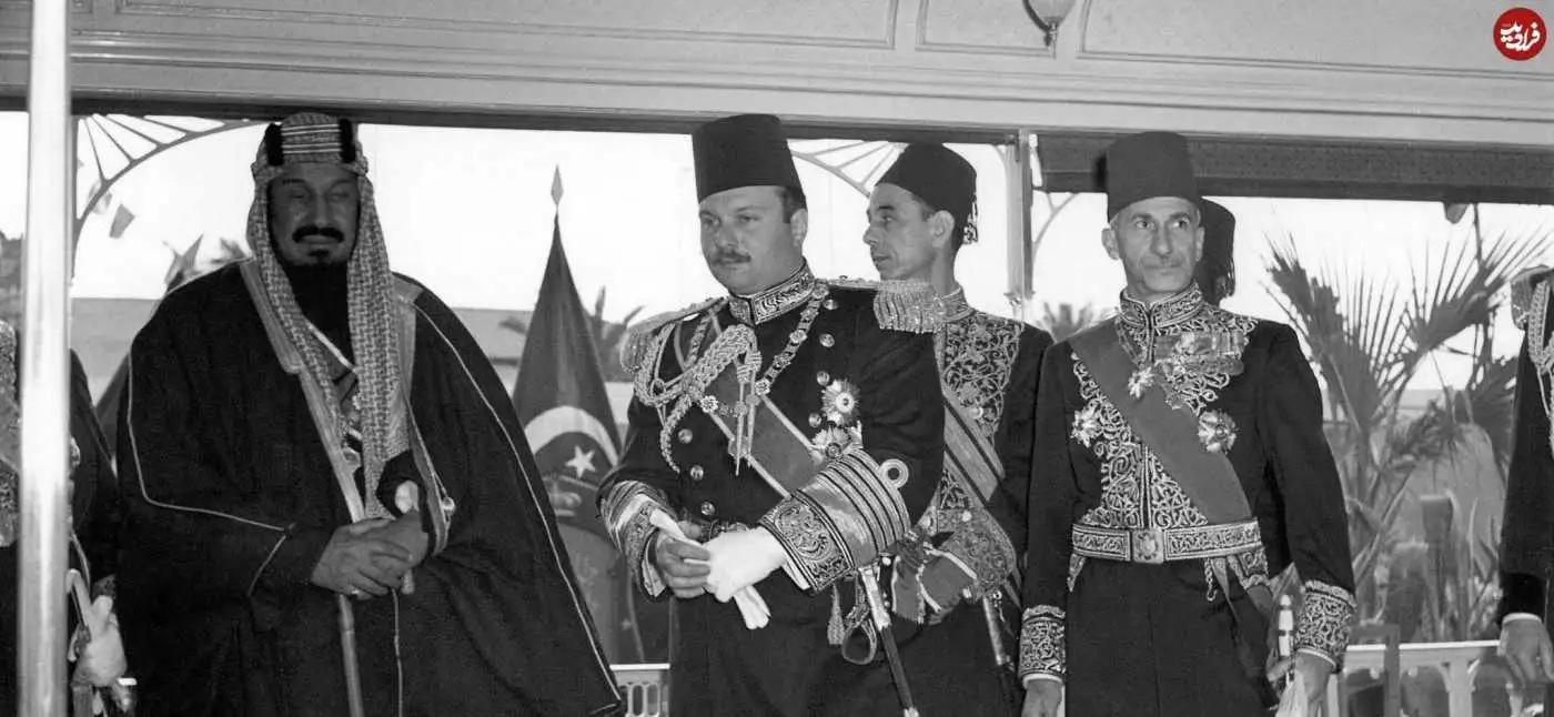 عکس| سفر در زمان؛ «ملک عبدالعزیز، اولین پادشاه عربستان» در سفر مصر؛ سال 1324