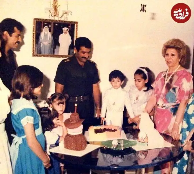 عکس| سفر در زمان؛ «ساجده، همسر اول صدام» در جشن تولد نوه اش؛ سال 1365