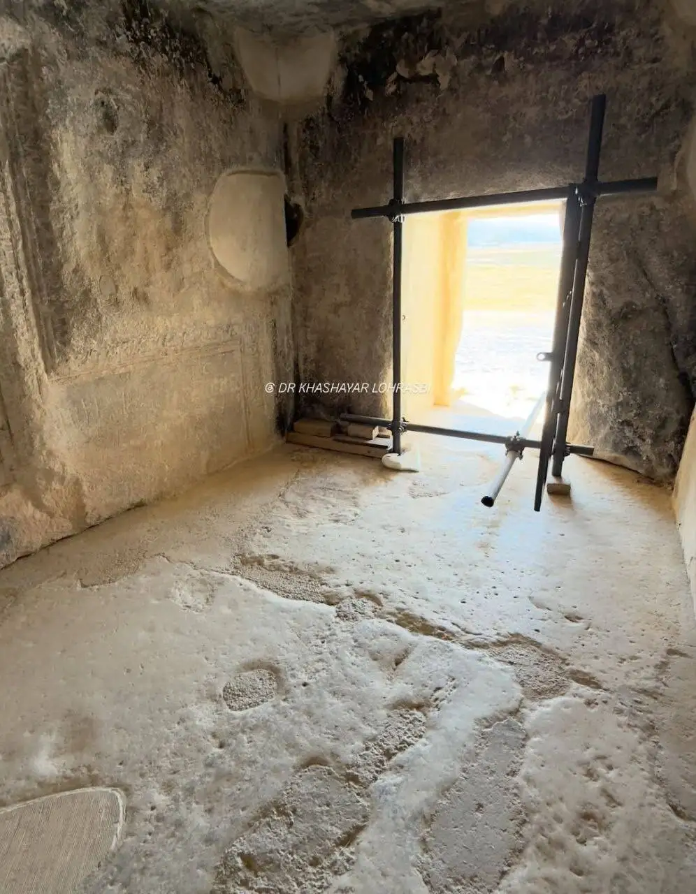 تصاویر؛ درون آرامگاه کوروش این شکلی است 