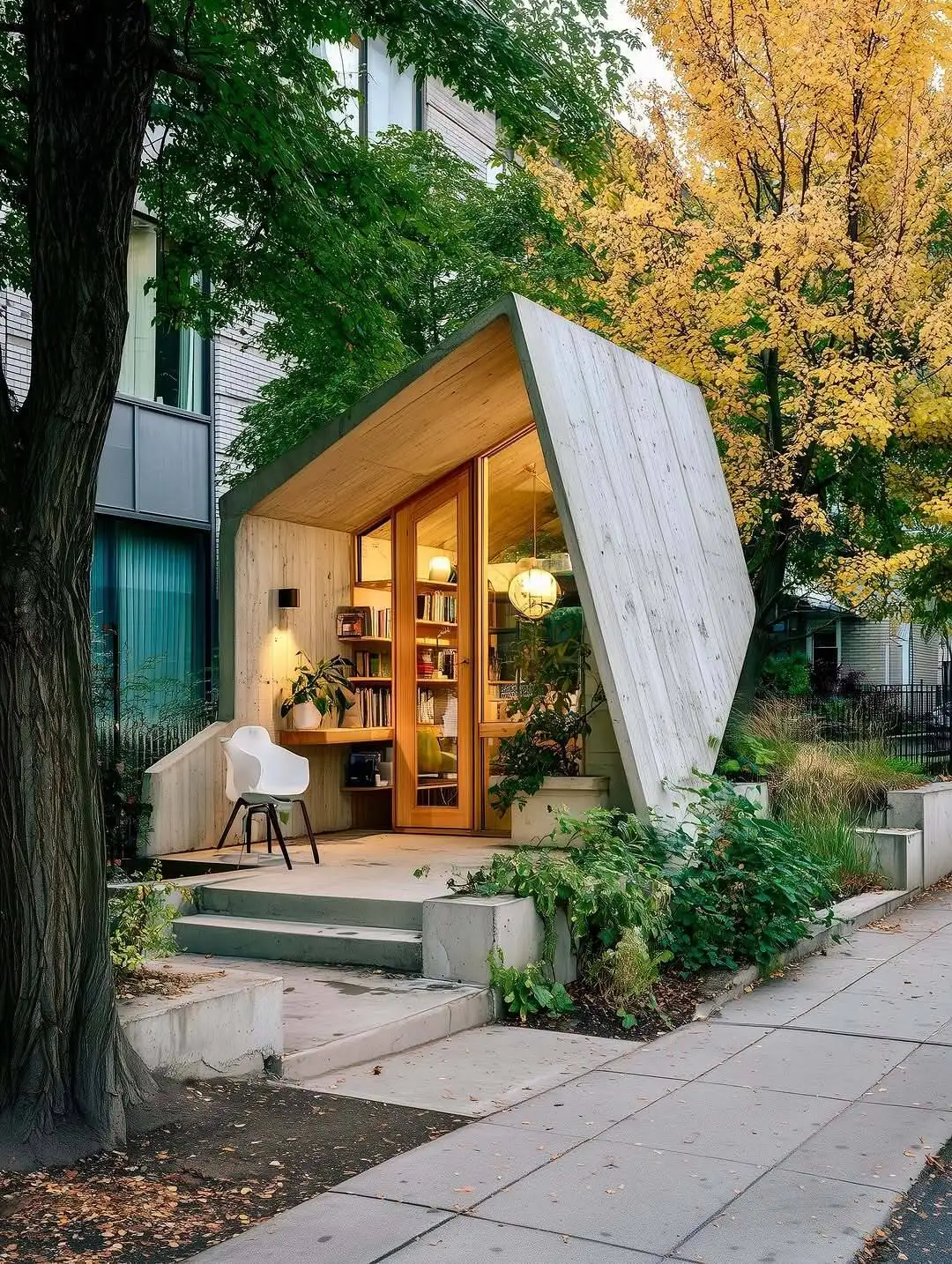 تصاویر؛ آینده معماری با هوش مصنوعی؛ رونمایی از کانسپت «اتاقک نویسندگی» با میدجرنی