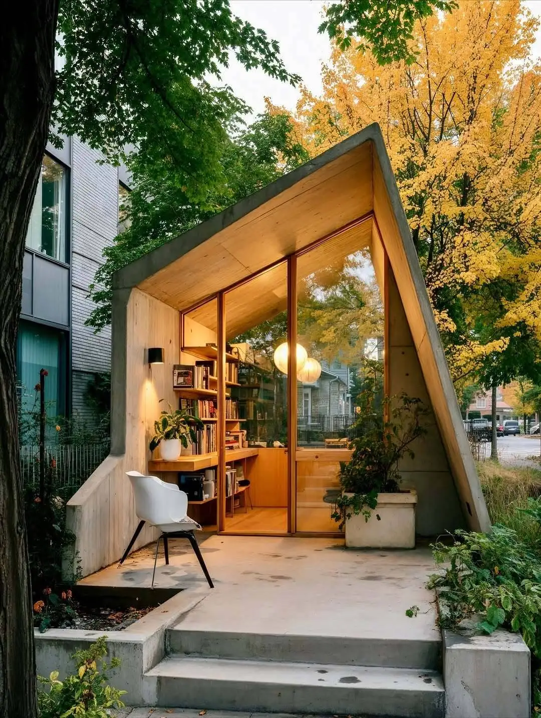 تصاویر؛ آینده معماری با هوش مصنوعی؛ رونمایی از کانسپت «اتاقک نویسندگی» با میدجرنی