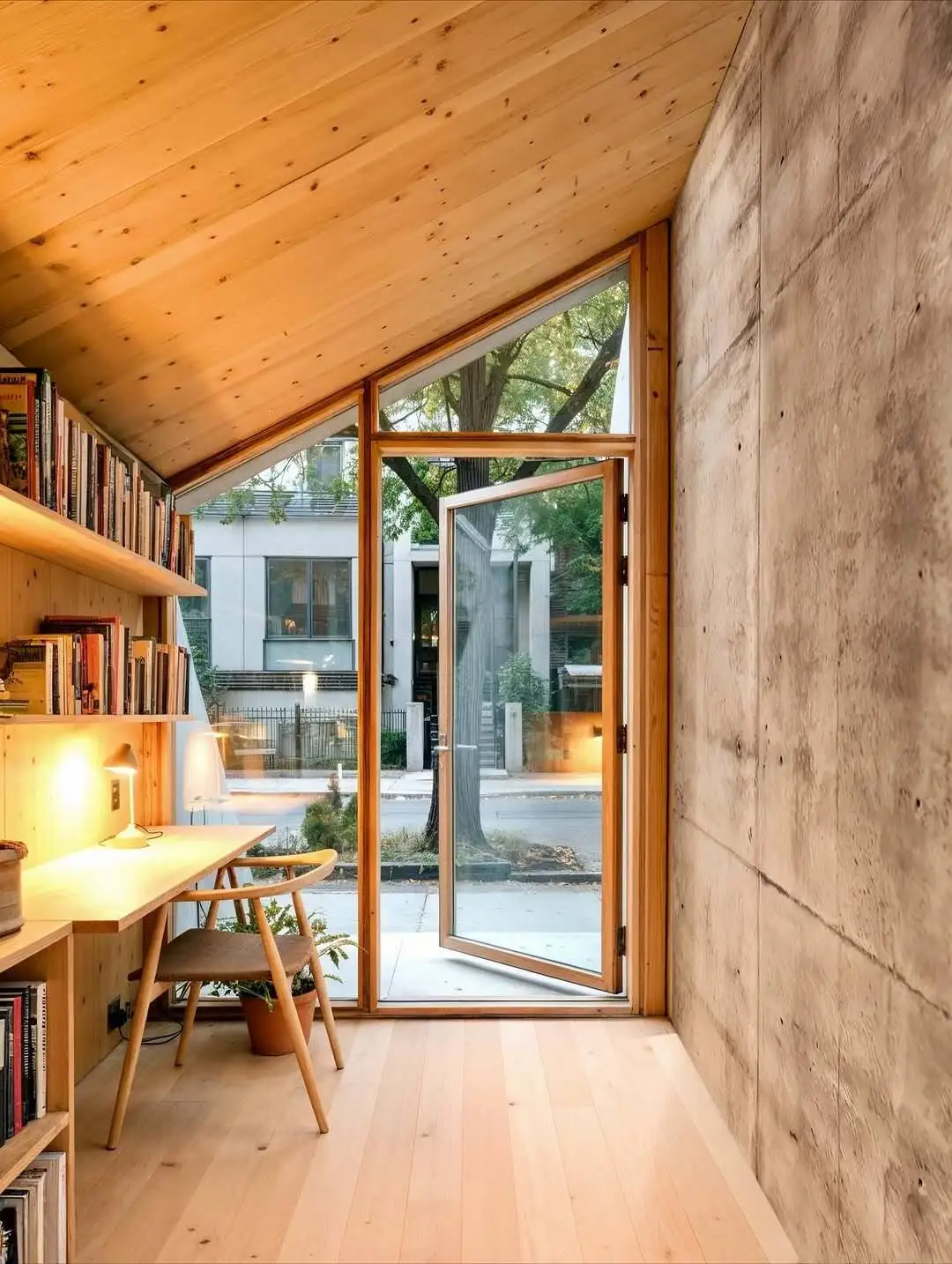 تصاویر؛ آینده معماری با هوش مصنوعی؛ رونمایی از کانسپت «اتاقک نویسندگی» با میدجرنی