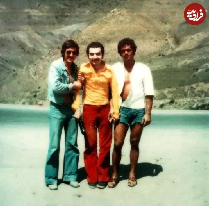 عکس| سفر در زمان؛ «چنگیز وثوقی، شهیار قنبری و فریدون آتشین» در یک سفر؛ دهه 50
