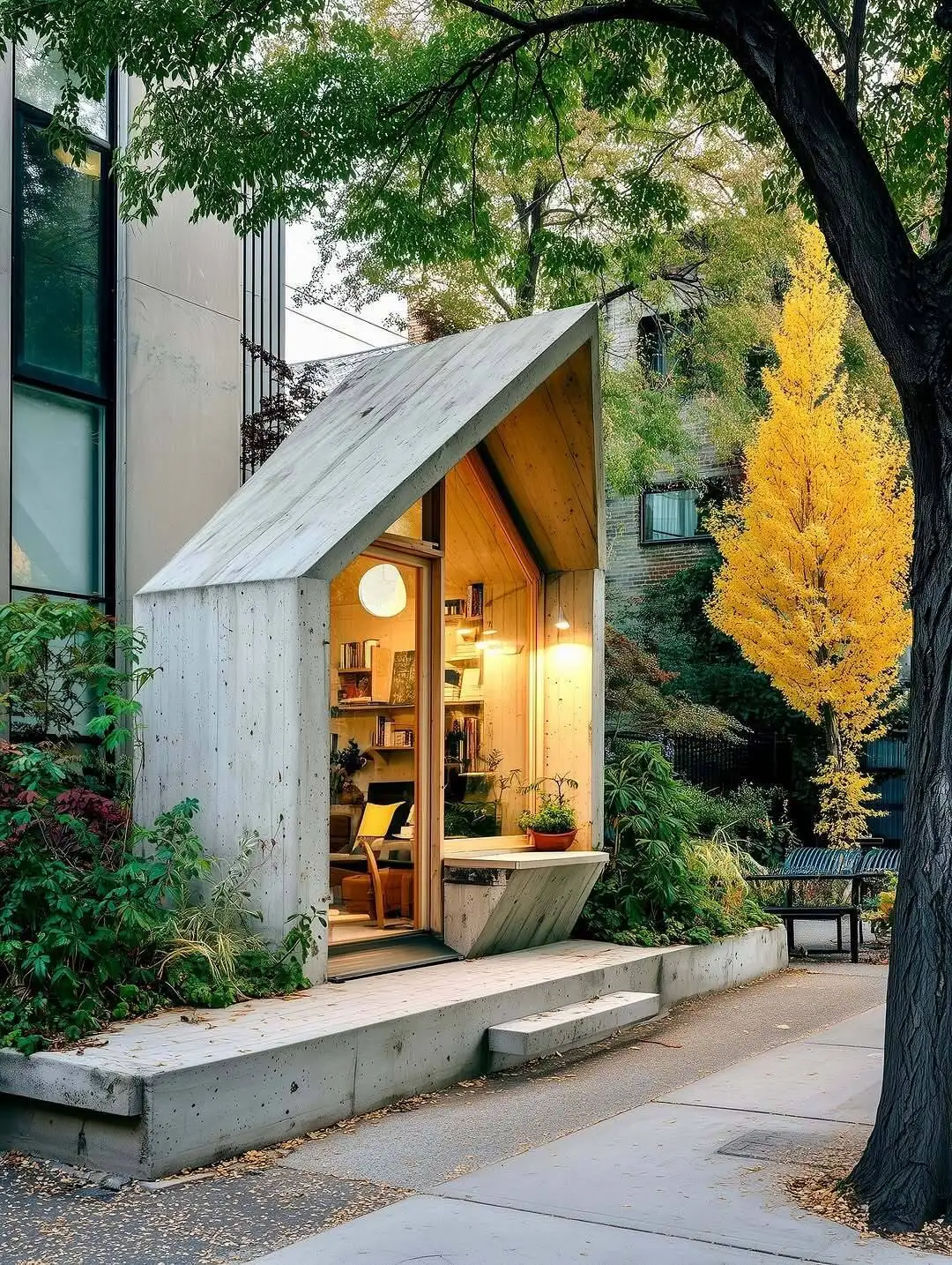 تصاویر؛ آینده معماری با هوش مصنوعی؛ رونمایی از کانسپت «اتاقک نویسندگی» با میدجرنی