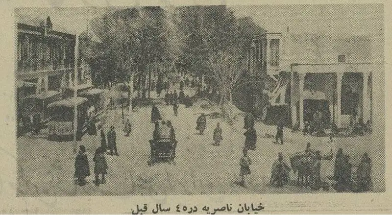 عکس؛ سفر در زمان؛ عکس هوایی از تهران در سال 1301 خورشیدی؛ دوران سلطنت احمدشاه