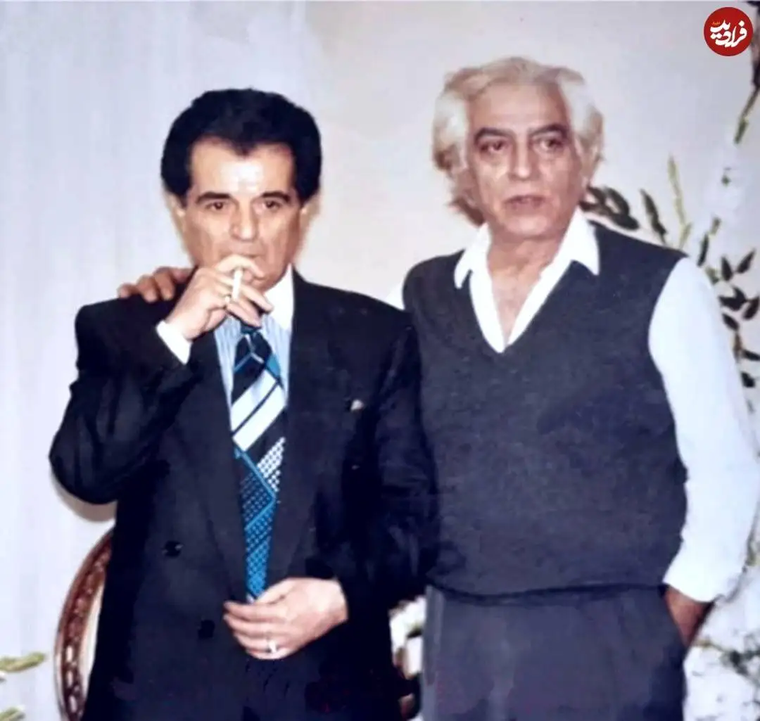 عکس| سفر در زمان؛ «فردین» در پیری و در کنار «علی تابش»؛ دهه 70