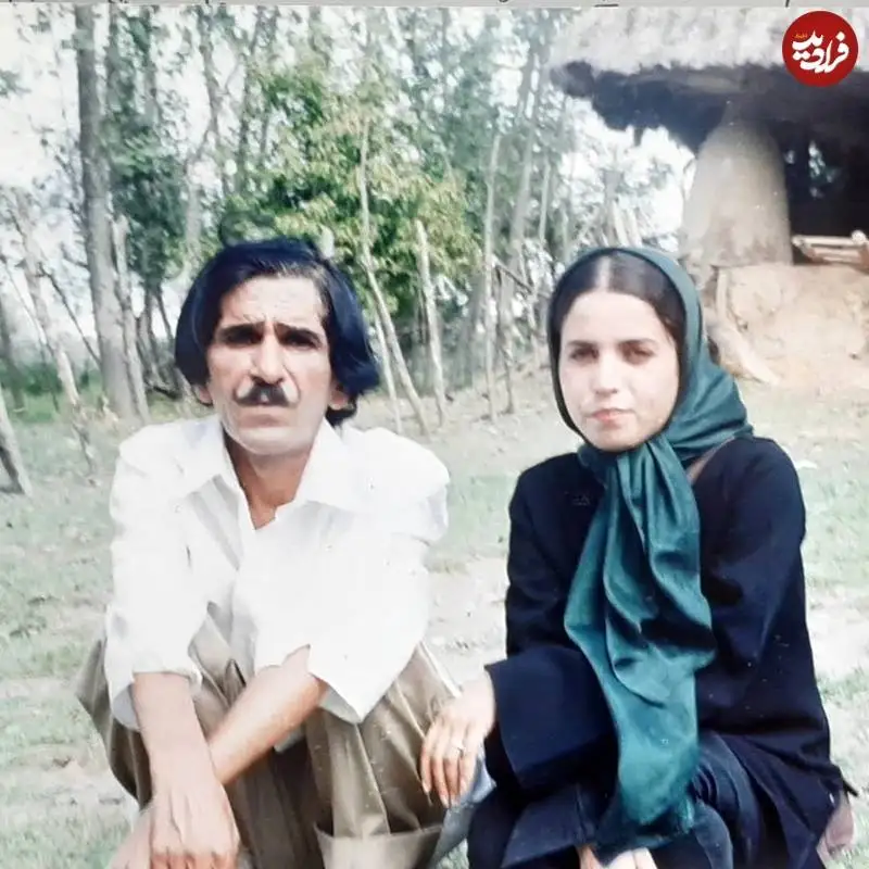 عکس| سفر زمان؛ چهرۀ «شیرین» (سریال پس از باران) در 21 سالگی در کنار «حسین پناهی»