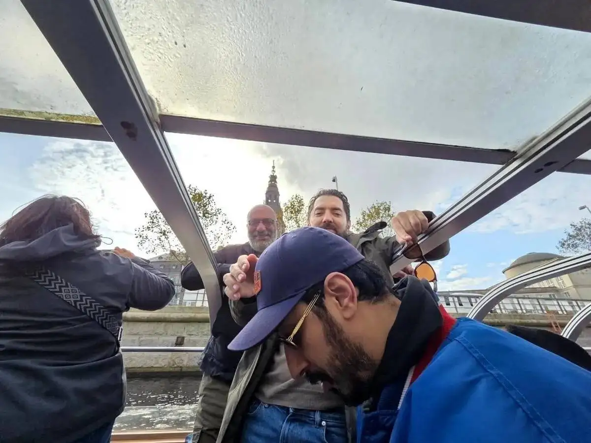 تصاویر؛ دانمارک گردی بهرام رادان، امیر جعفری و بهرام افشاری