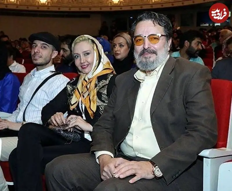 عکس| سفر زمان؛ «کتایون ریاحی» در کنار برادرش «علیرضا ریاحی» در یک همایش