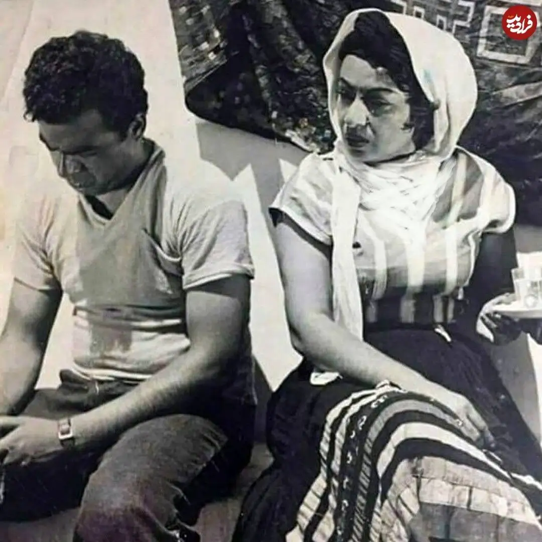 عکس| سفر در زمان؛ «ناصر ملک مطیعی» در کنار «دلکش» و در سال 1337
