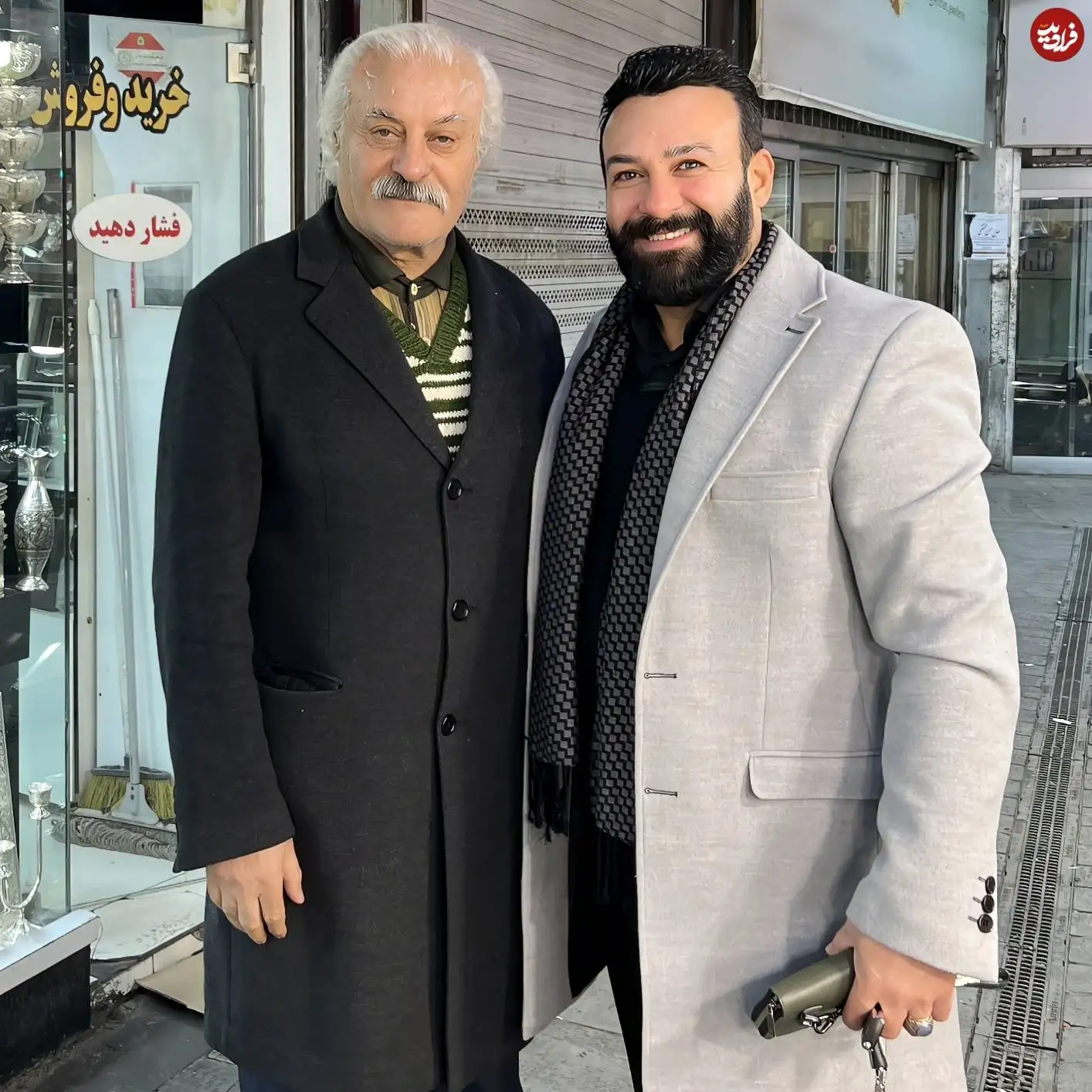 عکس| سفر در زمان؛ «آقای کیوان» 35 سال بعد سریال قصه های مجید در 74 سالگی