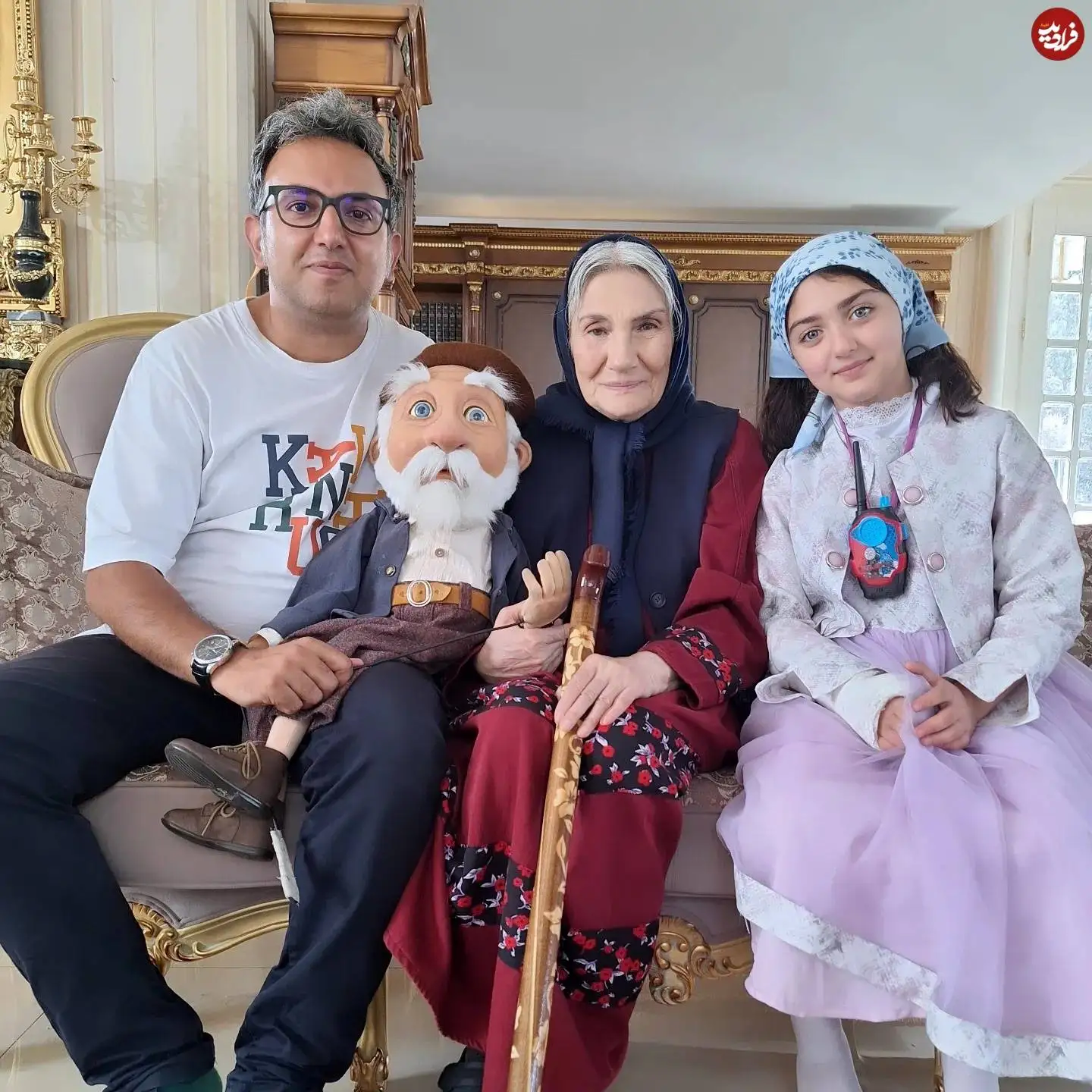 عکس| سفر در زمان؛ «مه لقا خانم» 7 سال بعد سریال نون خ در 78 سالگی