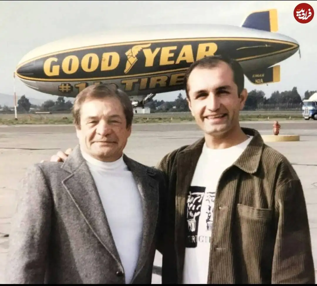 عکس| سفر در زمان؛ «بیک ایمانوردی» در کنار پسرش بختیار و در آمریکا؛ اواخر دهه 70