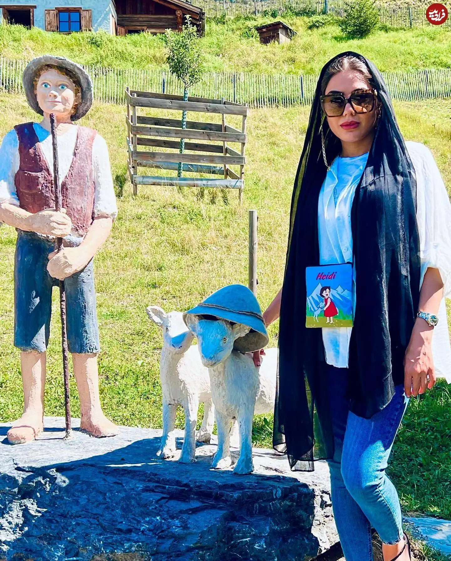 عکس| سفر در زمان؛ «باران دختر طاها» 9 سال بعد سریال آوای باران در سوئیس