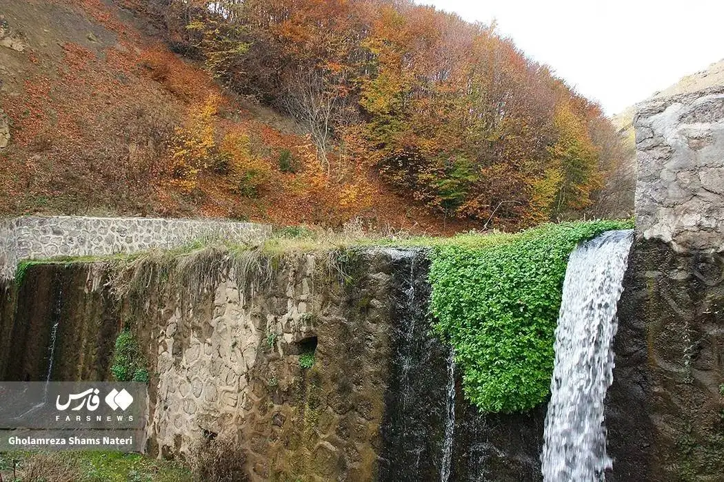 تصاویر؛ سمفونی رنگ های پاییزی در کوهستان چالوس