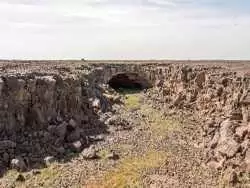 انسان ها 7 هزار سال قبل در این «غار گدازه» در عربستان زندگی می کردند