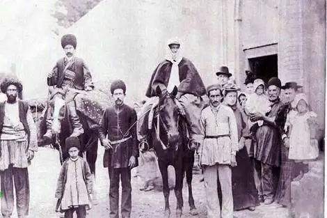 ( عکس) سفر به ایران قدیم؛  تصویر دیدنی از یک عروس در زمان قاجار؛ 118 سال قبل