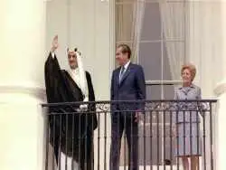 عکس؛ سفر در تاریخ؛ «دیدار اردشیر زاهدی با ملک فیصل، پادشاه عربستان»؛ دهه 40