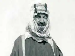 عکس؛ سفر در تاریخ؛ دیدار «اولین پادشاه عربستان با چرچیل»؛ سال 1323