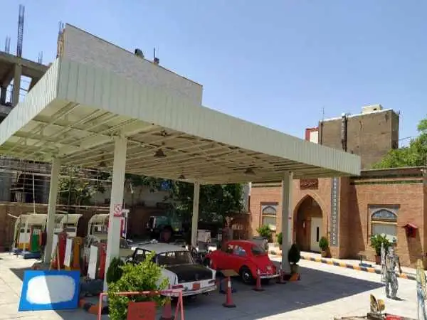 عکس؛ سفر در زمان؛ «پمپ بنزین خارج از شهر تهران»؛ دهه 30 خورشیدی