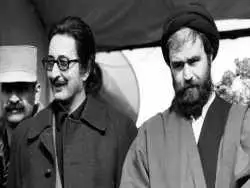 عکس؛ سفر در زمان؛ «بنی صدر با لباس نظامی در کنار مصطفی چمران»؛ دهه 60