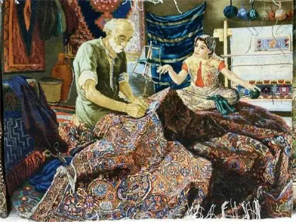 عکس؛ سفر به ایران قدیم؛ پدر مرمت فرش ایران