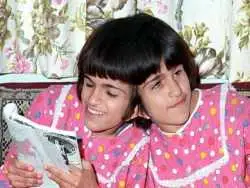 عکس؛ سفر در زمان؛ «لاله و لادن» در خانه امام خمینی در قم؛ دهه 50