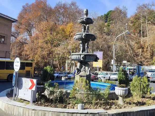 عکس؛ سفر در زمان؛ شکل و شمایل «منطقه دربند» در هوای برفی و در سال 41