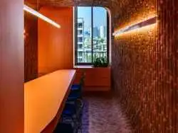 تصاویر؛ "پاکت میانی" ؛ هنرنمایی معمار ایرانی و رتبه نخست جایز ملی آجر در بخش بازسازی