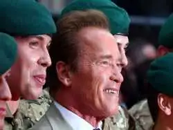 عکس؛ سفر در زمان؛ لحظه فرماندار شدن «آرنولد» در کالیفرنیا؛ سال 1382