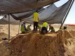 مجسمه های باستانی «آفریقایی» در فلسطین از زیر خاک بیرون آمدند