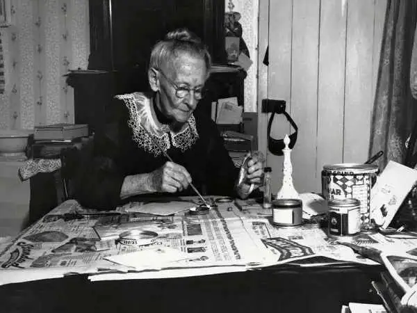 عکس؛ نقاشی 1 میلیون دلاری که «پیرزن 83 ساله» روستایی آن را کشید