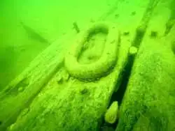 یک ماهیگیر به صورت تصادفی لاشه یک کشتی 102 ساله را کشف کرد