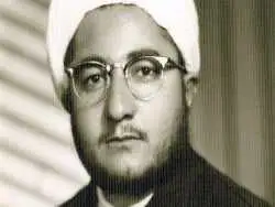 عکس؛ سفر در تاریخ؛ «محمدصادق خلخالی در یک کارخانه در لیبی»؛ دهه 60