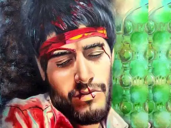 عکس؛ سفر به تاریخ؛ لباس شستن «امیر حاج امینی» در جبهه؛ شهیدی که تصویر شهادتش ابدی شد