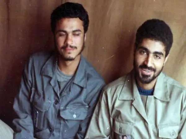 عکس؛ سفر در زمان؛ «سردار سلیمانی در کنار فرمانده حشدالشعبی عراق»؛ سال 97