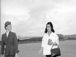 عکس؛ سفر در زمان؛ «اشرف پهلوی در سازمان ملل در نیویورک»؛ سال 1354