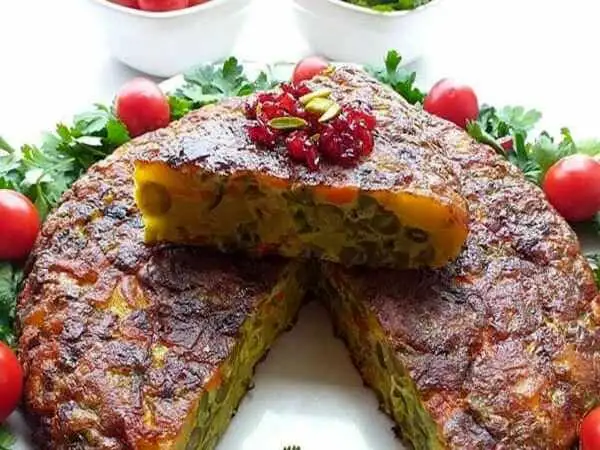 دستور پخت کوکو لوبیا سبز هفت پیکر تبریز؛ یک تجربه متفاوت