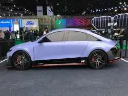 تصاویر؛ قدرت تهاجمی ماشین برقی جدید هیوندای! 