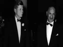 عکس؛ سفر در زمان؛ «شمس پهلوی در کنار آخرین پادشاه افغانستان و همسرش در تهران»؛ سال 42