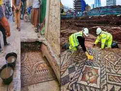 تصاویر؛ زیباترین «موزاییک های باستانی» که از زیر «شهرهای امروزی» بیرون آمدند