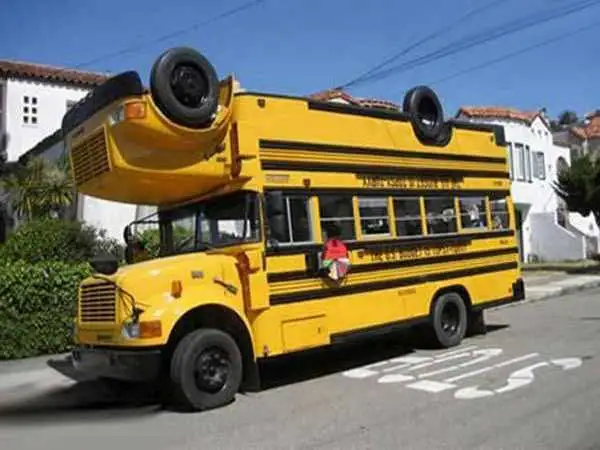 تصاویری از خنده دارترین اتوبوس های موجود در دنیا